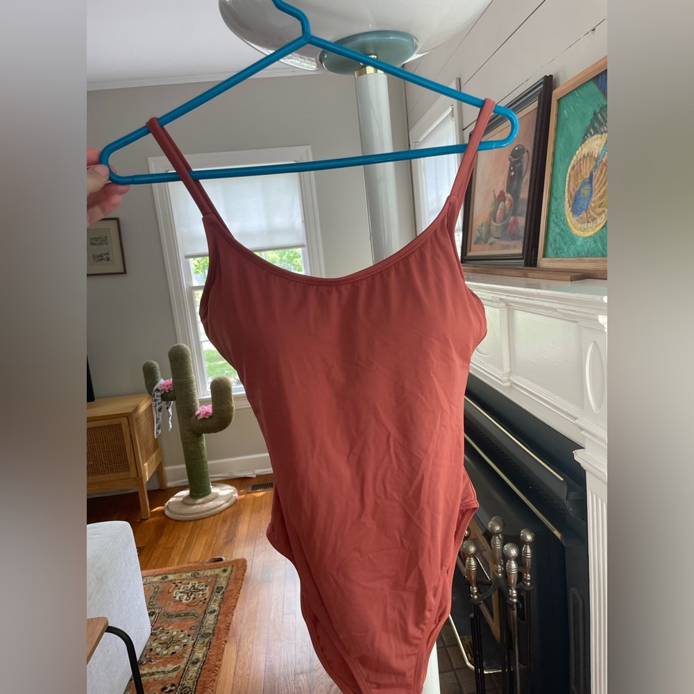 Andie Swim Amalfi One Piece M clay NWT